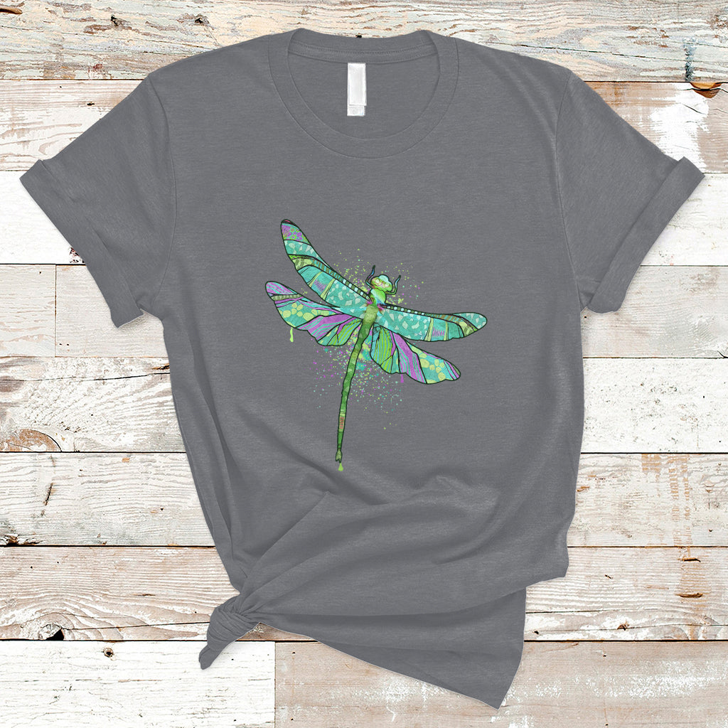 Beautiful Dragonfly Insect Lover Spiritual Inspirational T-Shirt - Wonder Print Shop