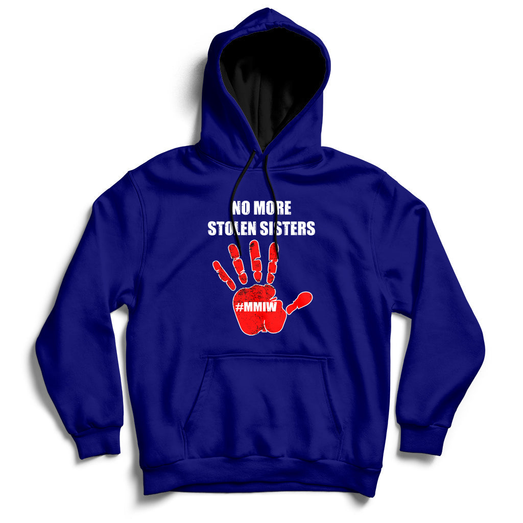 No More Stolen Sisters Native American Stop Mmiw Red Hand Hoodie - Wonder Print Shop
