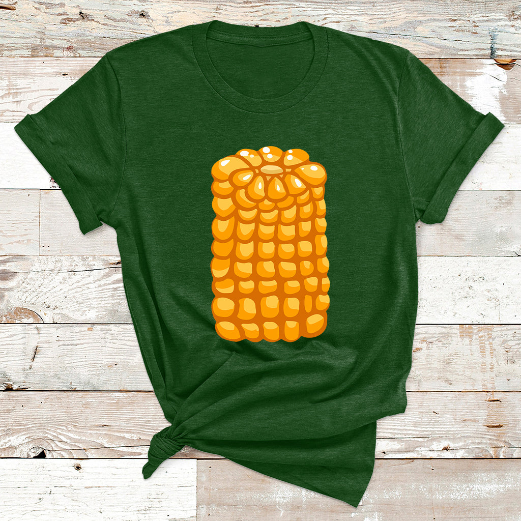 Corn Halloween Costume Funny Foodie Farmer Men Women Kids T Shirt - Wonder Print Shop