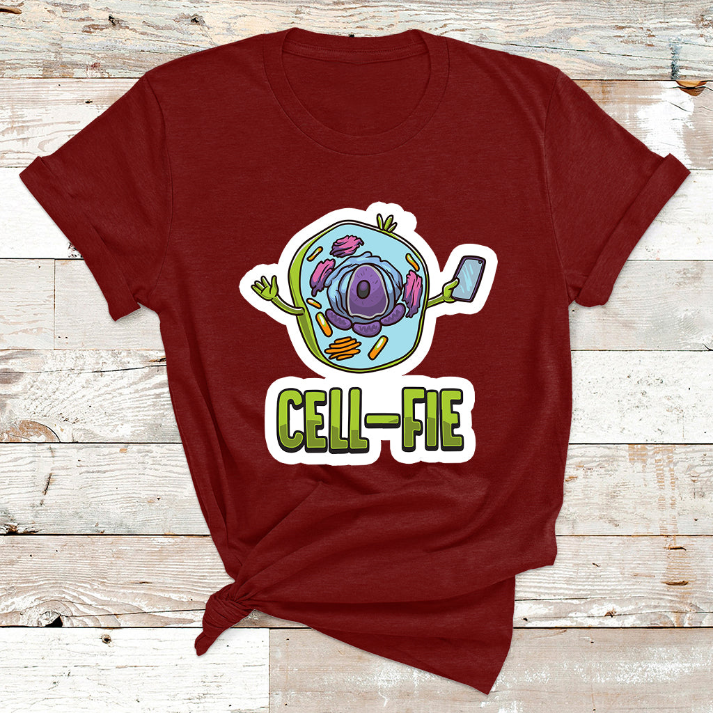 Cell Fie Funny Science Biology Teacher T Shirt - Wonder Print Shop