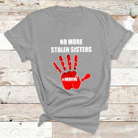 No More Stolen Sisters Native American Stop Mmiw Red Hand T Shirt - Wonder Print Shop