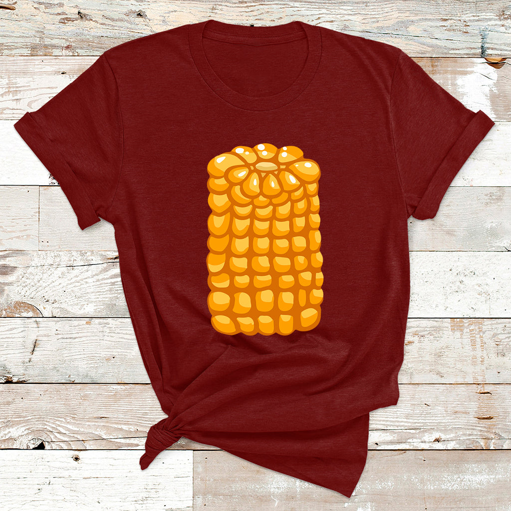 Corn Halloween Costume Funny Foodie Farmer Men Women Kids T Shirt - Wonder Print Shop