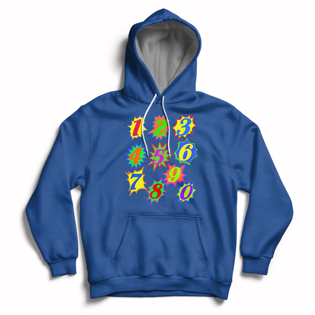 Number Day Math Day Numbers Costume Let's Have Fun With The Numbers Hoodie - Wonder Print Shop