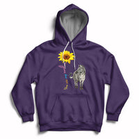 Zebra You Are My Sunshine Rare Disease Warrior Rare Disease Awareness Hoodie - Wonder Print Shop