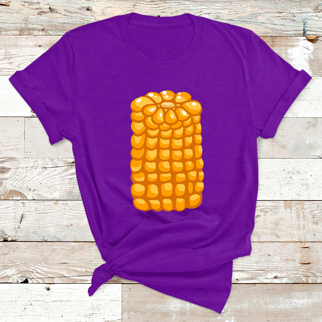 Corn Halloween Costume Funny Foodie Farmer Men Women Kids T Shirt - Wonder Print Shop