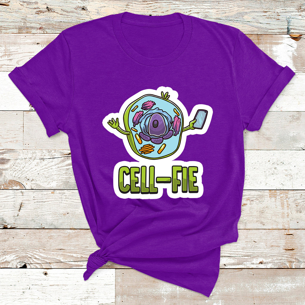 Cell Fie Funny Science Biology Teacher T Shirt - Wonder Print Shop