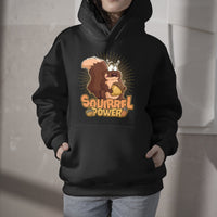 Cute Squirrel Power Animal Lover Squirrel Saying, Funny Souirrel Hoodie - Wonder Print Shop