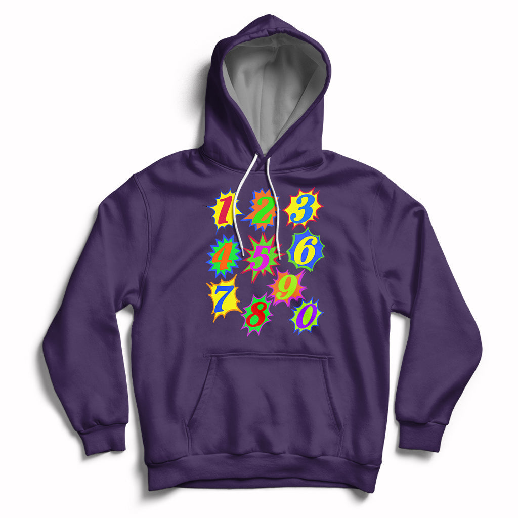 Number Day Math Day Numbers Costume Let's Have Fun With The Numbers Hoodie - Wonder Print Shop