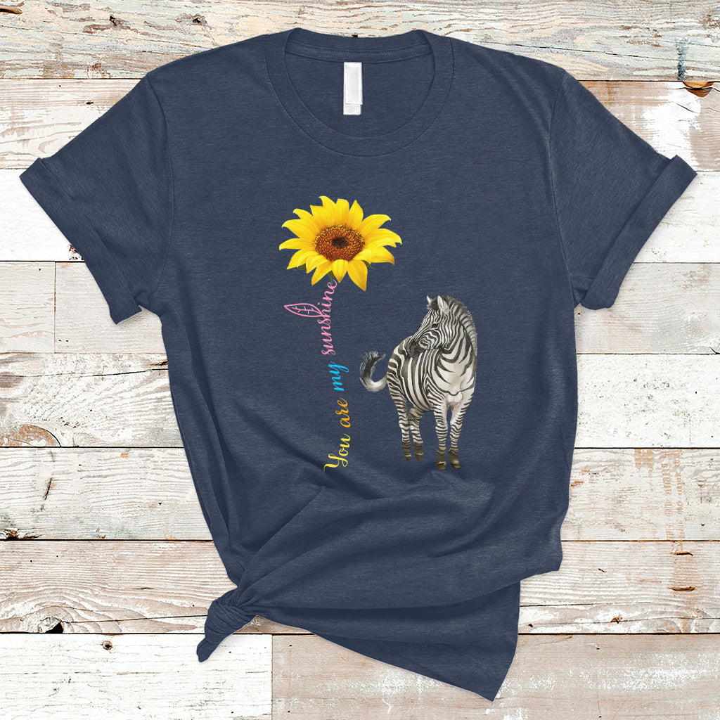 Zebra You Are My Sunshine Rare Disease Warrior Rare Disease Awareness T Shirt - Wonder Print Shop