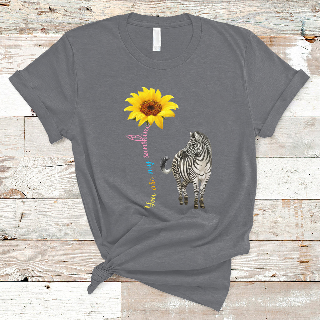 Zebra You Are My Sunshine Rare Disease Warrior Rare Disease Awareness T Shirt - Wonder Print Shop