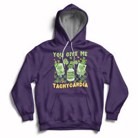 You Give Me Tachycardia Funny ICU Nurse Life St Patrick's Day Hoodie - Wonder Print Shop