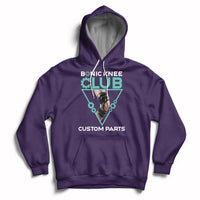Bionic Knee Club Custom Parts Knee Replacement Mens Womens Hoodie - Wonder Print Shop