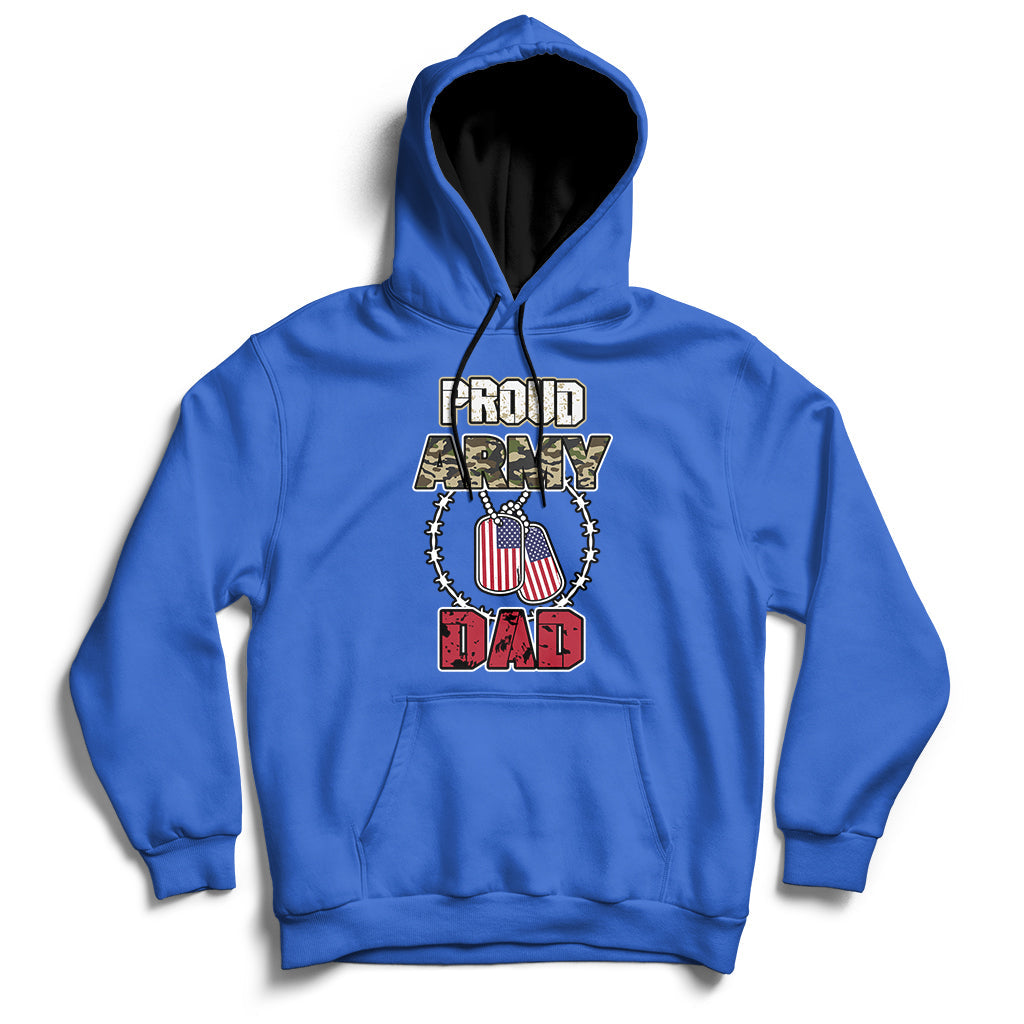 Proud Army Family Shirts Cool USA Navy Dad Mom Hoodie - Wonder Print Shop