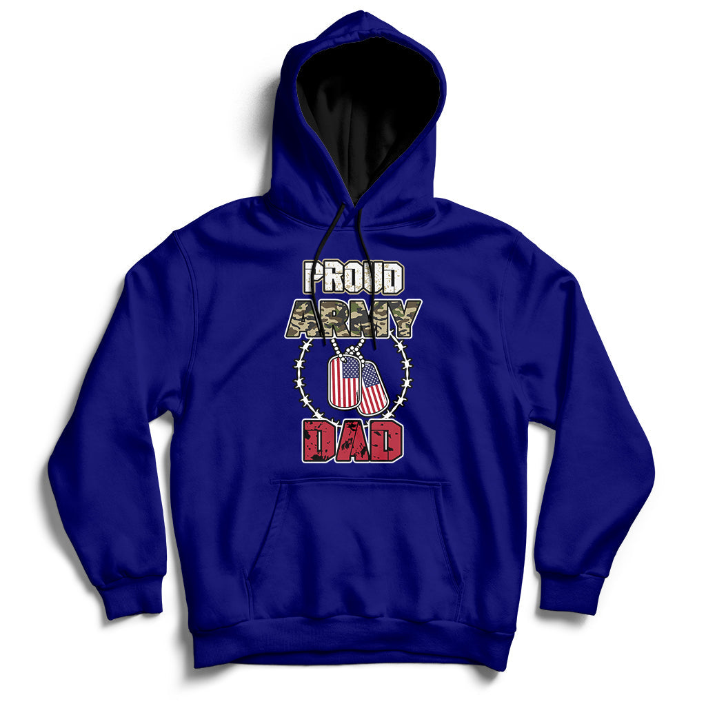 Proud Army Family Shirts Cool USA Navy Dad Mom Hoodie - Wonder Print Shop