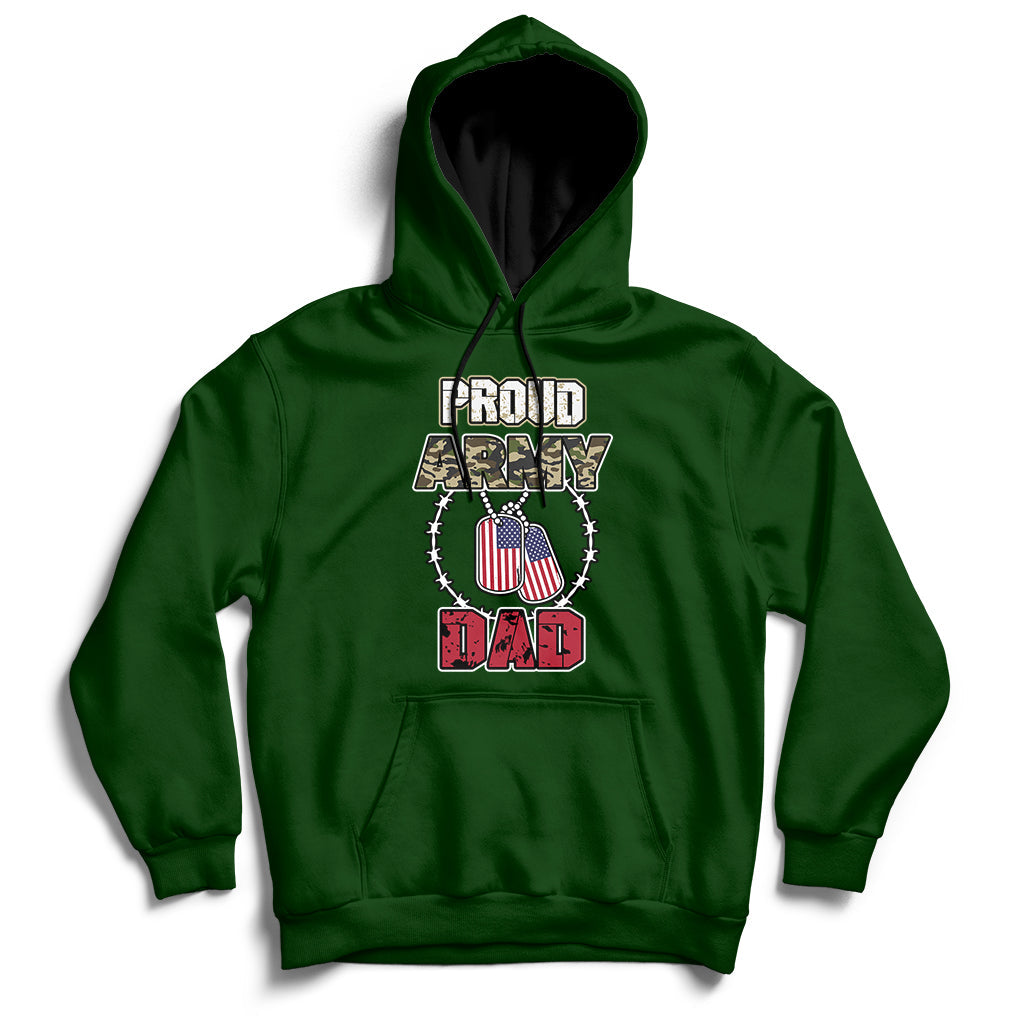 Proud Army Family Shirts Cool USA Navy Dad Mom Hoodie - Wonder Print Shop