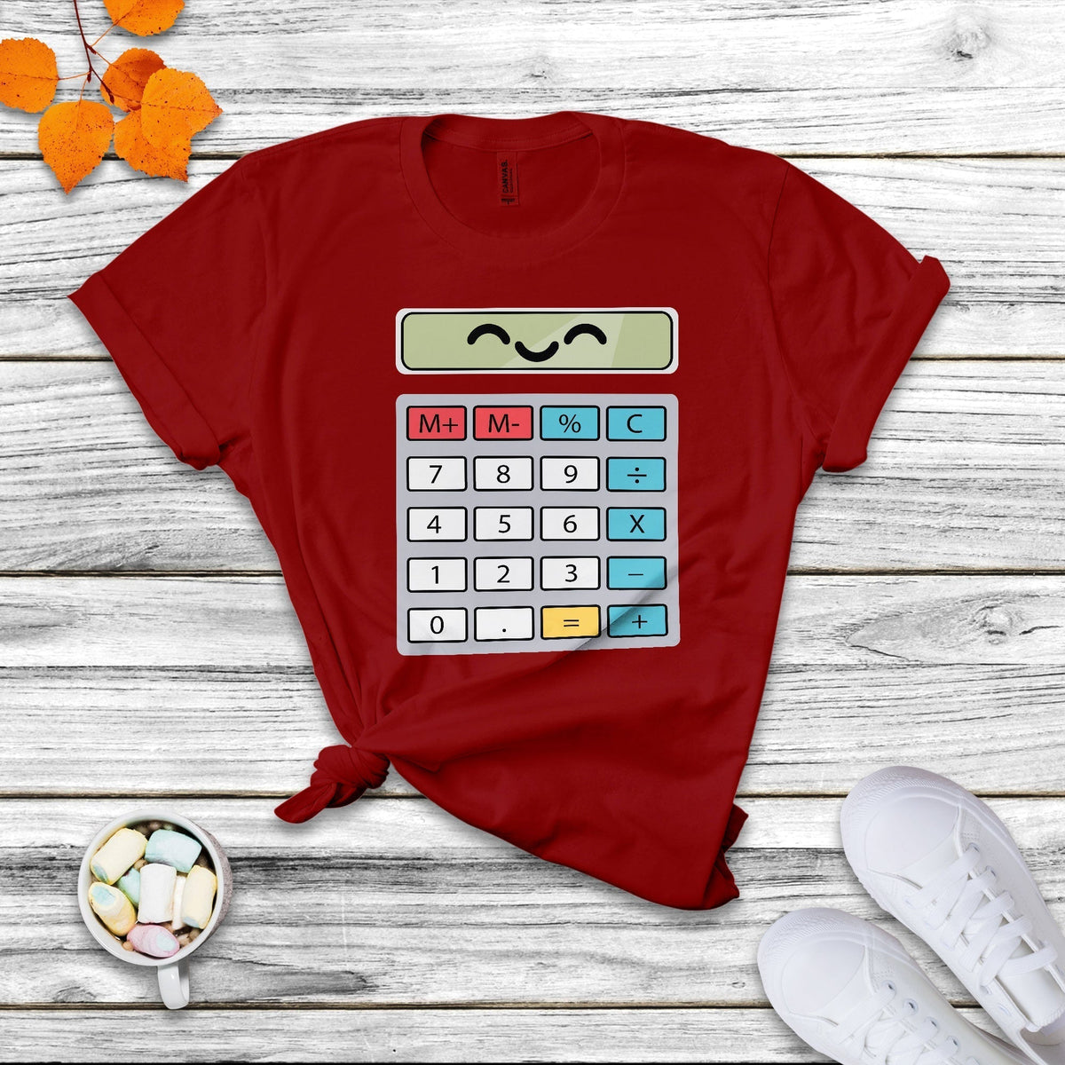 Number Day Math Day Calculator Costume I Am A Calculator Let's Have Fun With The Numbers T Shirt - Wonder Print Shop
