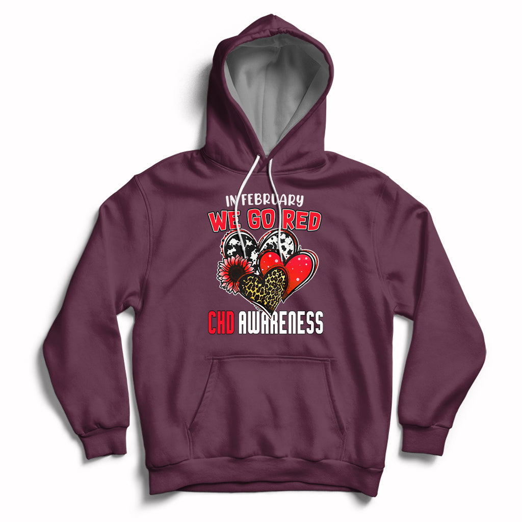 Maroon pullover hoodie with red chest graphic, hood, and front kangaroo pocket.