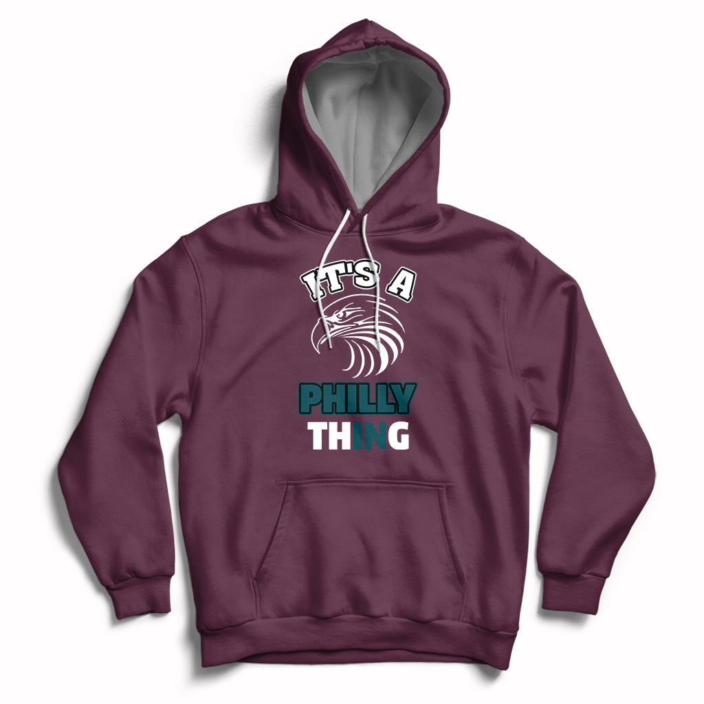 We Are From Philly And We Fight No One Like Us We Don't Care Hoodie - Wonder Print Shop