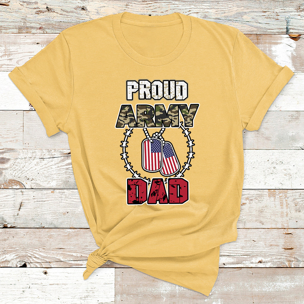 Proud Army Family Shirts Cool USA Navy Dad Mom T Shirt - Wonder Print Shop