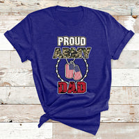 Proud Army Family Shirts Cool USA Navy Dad Mom T Shirt - Wonder Print Shop