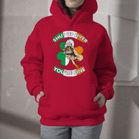 Shut Up Liver You're Fine Happy St.Patrick's Day Drinking Team Cruise Squad Hoodie - Wonder Print Shop