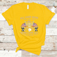 All Gave Some Some Gave All Veterans Memorials Day US Flag T-Shirt - Wonder Print Shop