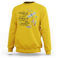 Dragonflies They Whispered You Cannot Withstand The Storm Sweatshirt - Wonder Print Shop