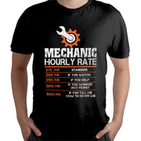 Funny Mechanic Hourly Labor Rates Mechanic Lover, Mechanic T Shirt - Wonder Print Shop