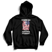 Proud Dad Of A Nursing Student Daughter Nurses Dad Hoodie - Wonder Print Shop