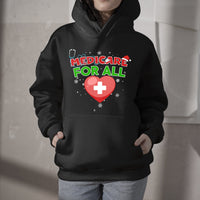 Medicare For All Heart Christmas Medicare Consultant, Medicare Hoodie - Wonder Print Shop