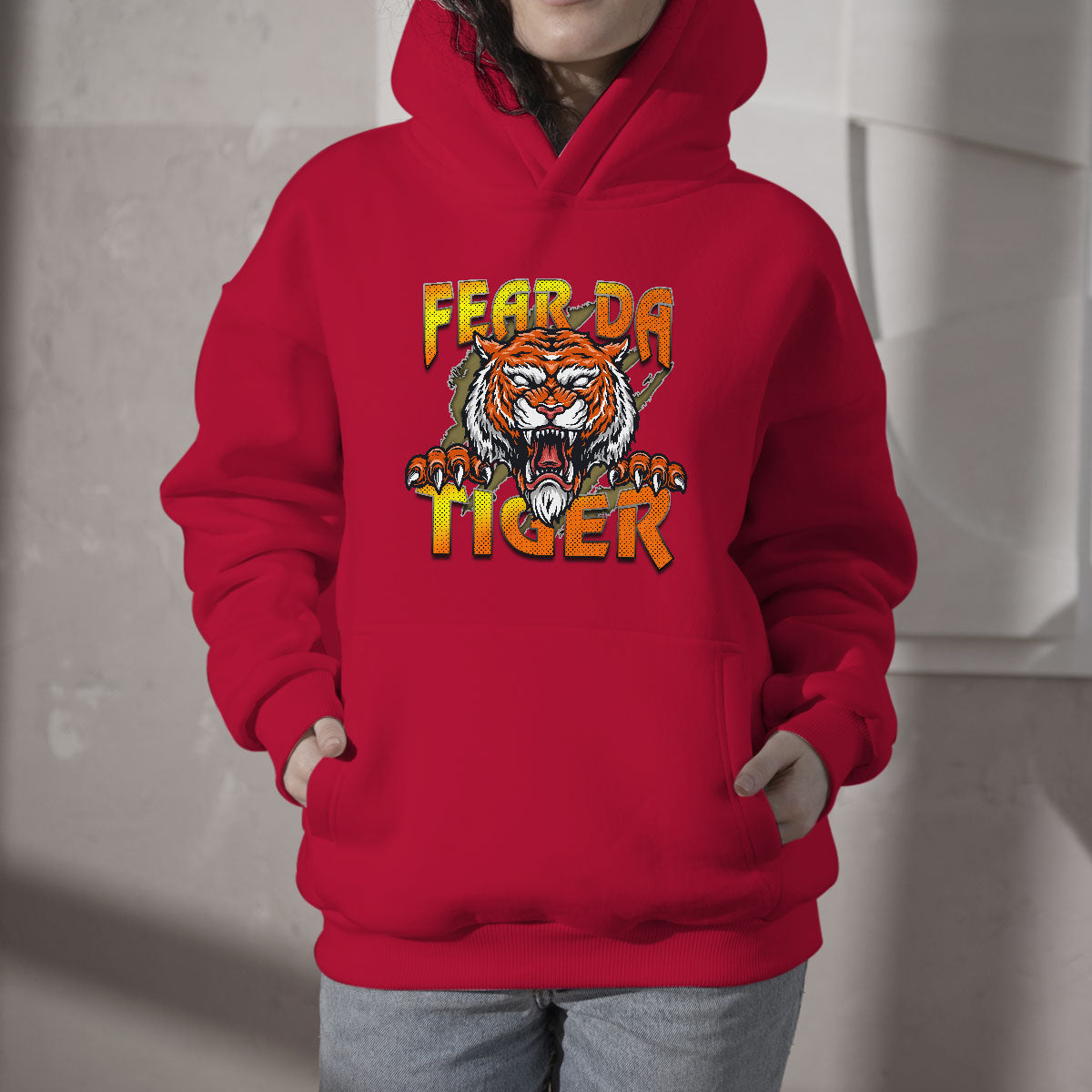 Fear Da Tiger King Of Da Jungle Sundey Fundey 513 Hoodie - Wonder Print Shop