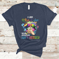 I Am Who I Am Your Approval Isn't Needed Black Queen African American Ladies Natural Afro T Shirt - Wonder Print Shop