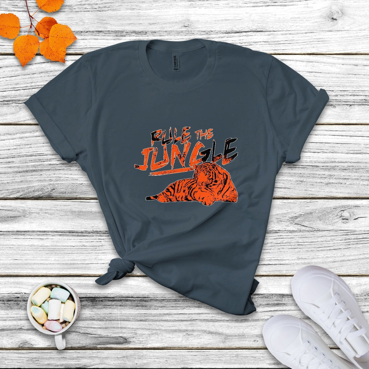 Rule The Jungle Fear Da Tiger King Of The North Sundey T Shirt - Wonder Print Shop