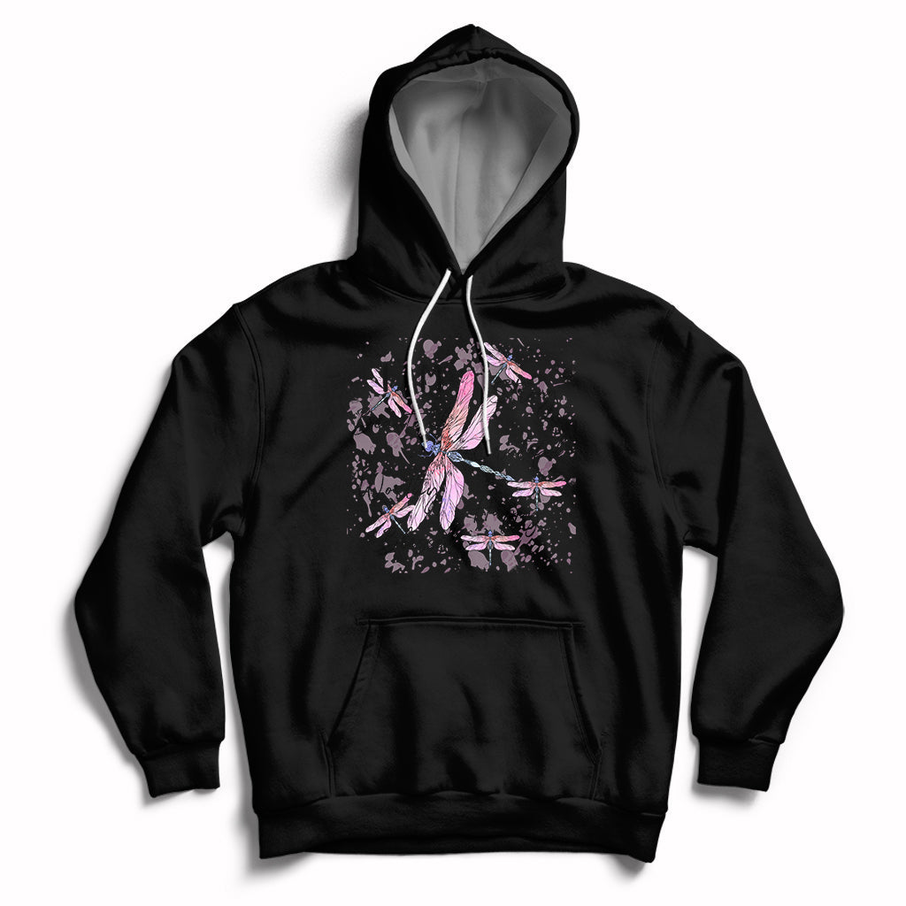 I Am Strong Beautiful Grateful Happy Worthy Inspirational Dragonflies Hoodie - Wonder Print Shop