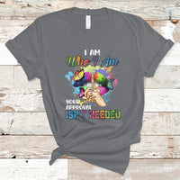 I Am Who I Am Your Approval Isn't Needed Black Queen African American Ladies Natural Afro T Shirt - Wonder Print Shop