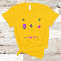 Shut Up Liver Youre Fine Funny Mardi Gras Parade Outfit T Shirt - Wonder Print Shop