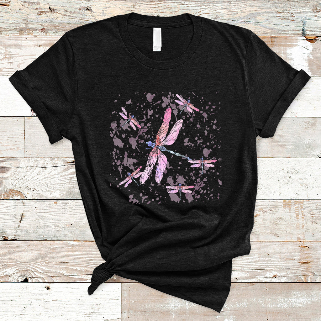 I Am Strong Beautiful Grateful Happy Worthy Inspirational Dragonflies T Shirt - Wonder Print Shop