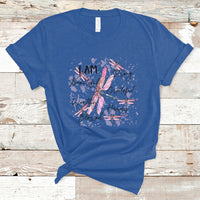 I Am Strong Beautiful Grateful Happy Worthy Inspirational Dragonflies T Shirt - Wonder Print Shop
