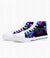 Zero Fcks Given Skull High Top Canvas Shoes High Top Shoes