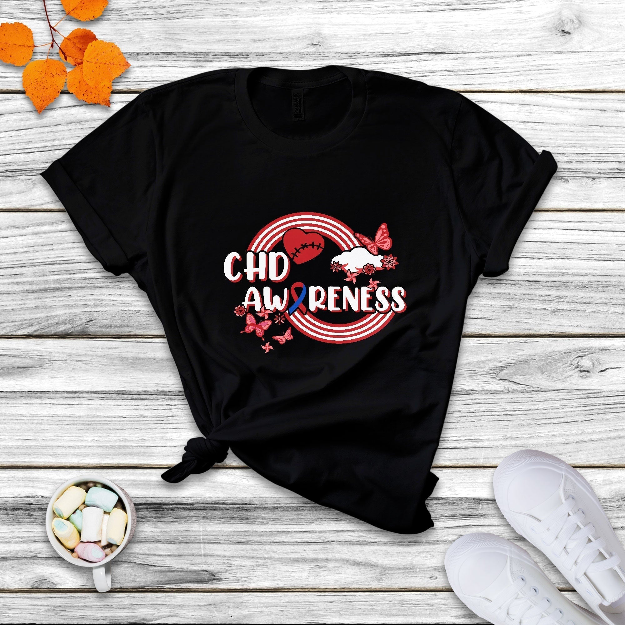 Rainbow CHD Congenital Heart Defect Awareness Heart Disease T Shirt - Wonder Print Shop