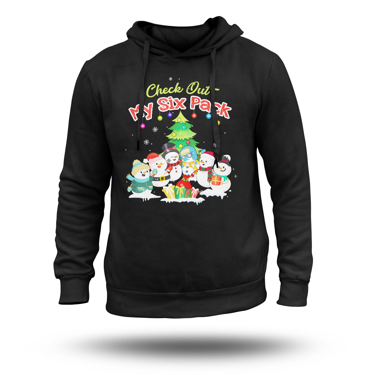 Check Out My Six Pack Snowmies Christmas, Snowmies Christmas Hoodie - Wonder Print Shop