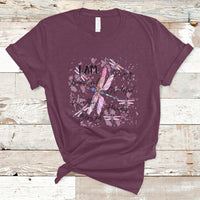 I Am Strong Beautiful Grateful Happy Worthy Inspirational Dragonflies T Shirt - Wonder Print Shop