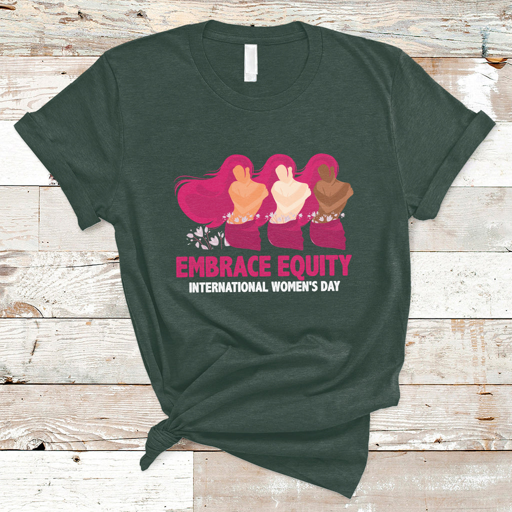 International Women's Day IWD 2023 Embrace Equity Women's Rights T Shirt - Wonder Print Shop