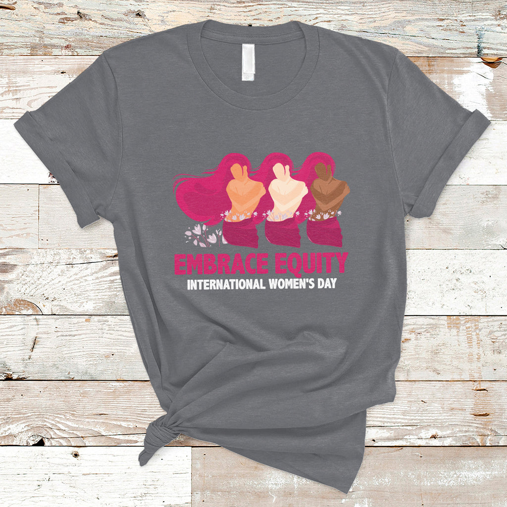 International Women's Day IWD 2023 Embrace Equity Women's Rights T Shirt - Wonder Print Shop