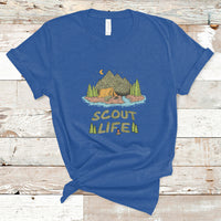 Scout Camping Life Hiking Camping Outdoors Troop Leader T-Shirt - Wonder Print Shop