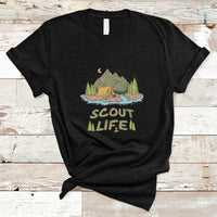 Scout Camping Life Hiking Camping Outdoors Troop Leader T-Shirt - Wonder Print Shop
