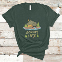 Scout Camping Life Hiking Camping Outdoors Troop Leader T-Shirt - Wonder Print Shop