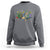 Mardi Gras Teacher Costume Teacher Day Carnival Mask Beads Sweatshirt - Wonder Print Shop