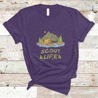 Scout Camping Life Hiking Camping Outdoors Troop Leader T-Shirt - Wonder Print Shop