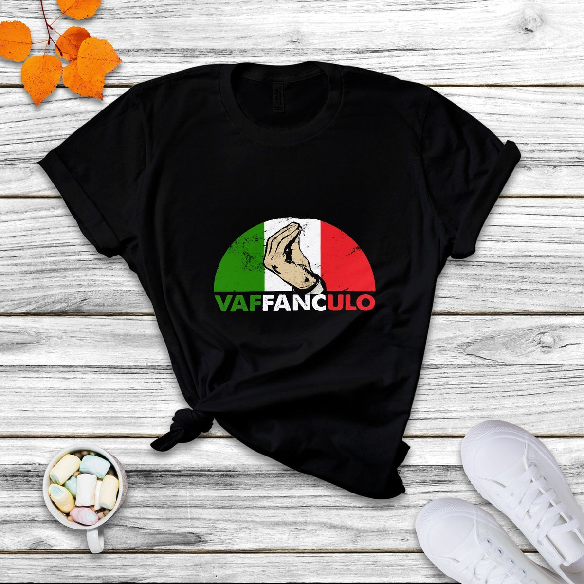 Vaffanculo Have A Great Day Funny Sarcastic Italian Saying Slang Italia Flag Italian Pride T Shirt - Wonder Print Shop